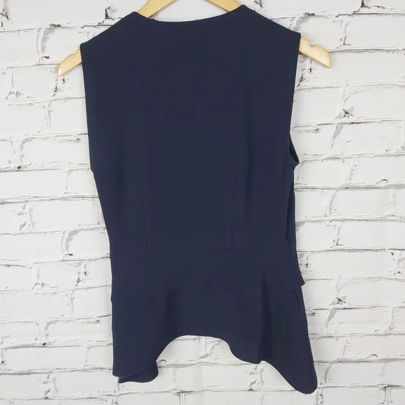 BCBGMaxAzria Eleni Peplum Wrap Top - Picture 8 of 9